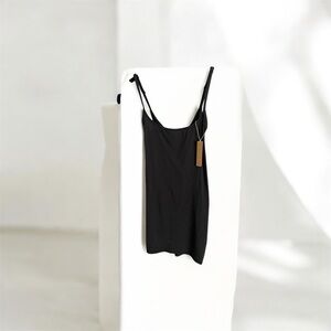 SKIMS Black Fits Everybody Slip dress